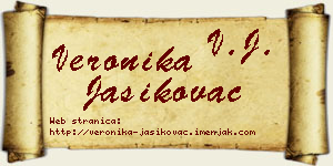 Veronika Jasikovac vizit kartica